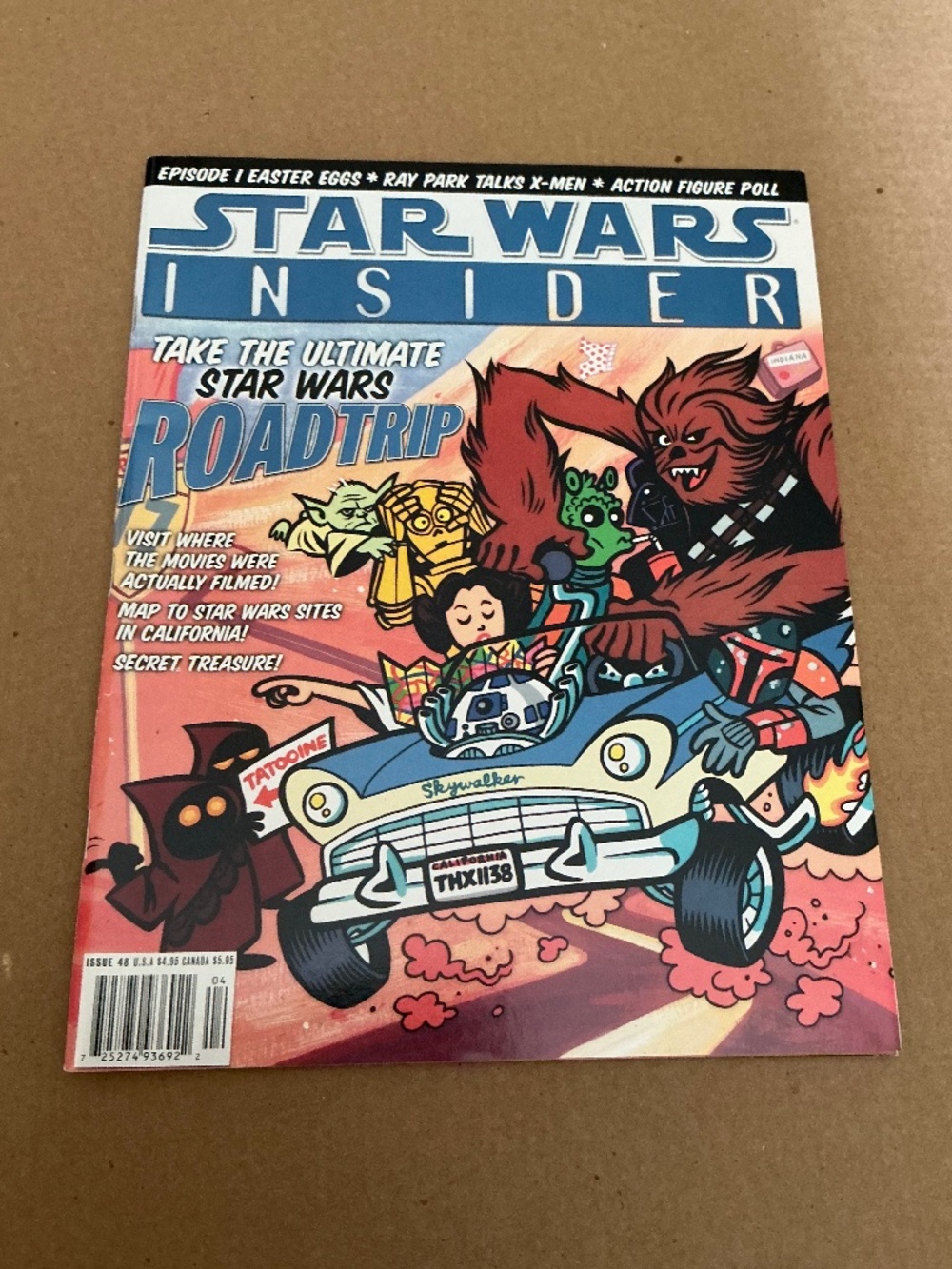 Star Wars Insider Magazine Issue 48 Feb 2000 Cartoon Road Trip Cover